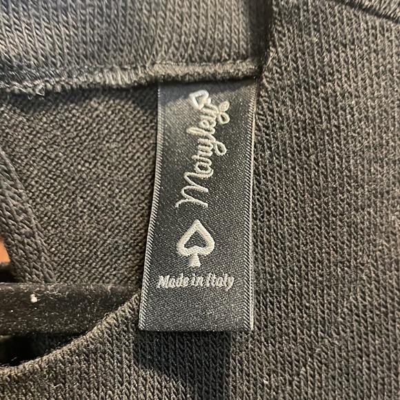 Maryley Italian Black Tutu Open Shoulder Dress - Picture 4 of 5